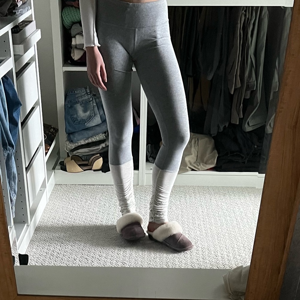 Lululemon French Terry Cotton Leg Warmer Style Leggings